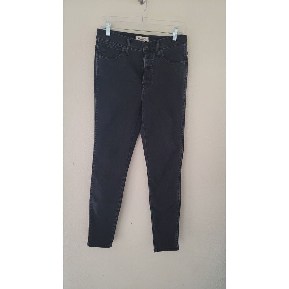Madewell Button Fly 10" Skinny Hi Rise Jeans Size 28